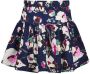 Retour Jeans gebloemde rok Poissy donkerblauw roze ecru Meisjes Viscose 122 128 - Thumbnail 2