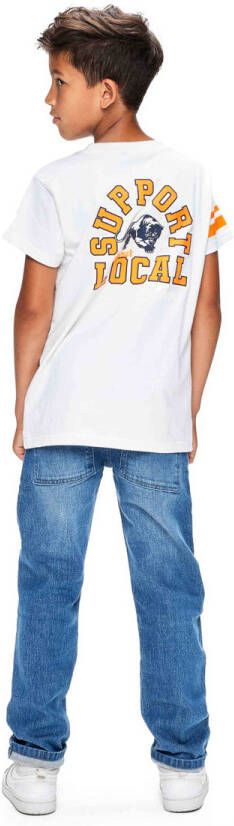 Retour Jeans T-shirt Pharrel met backprint wit Jongens Katoen Ronde hals 122 128 - Foto 3
