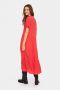 Saint Tropez Midi-jurk met V-hals model 'Eda' - Thumbnail 4