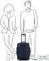 Samsonite Zachte bagage trolley ECODIVER 55 2 Rollen Handbagage koffer reistas zachte koffer frontzak - Thumbnail 2