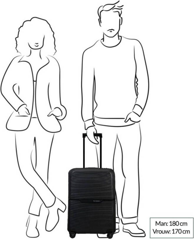 Samsonite trolley Magnum Eco 55 cm antraciet