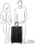 Samsonite trolley Proxis 75 cm. zwart - Thumbnail 2