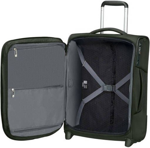 Samsonite trolley Respark 55 cm. Expandable donkergroen