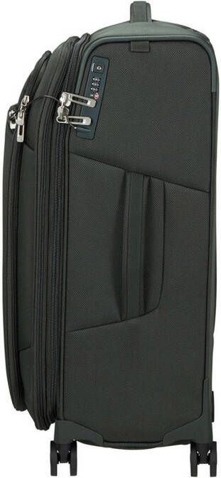 Samsonite trolley Respark 67 cm. Expandable donkergroen