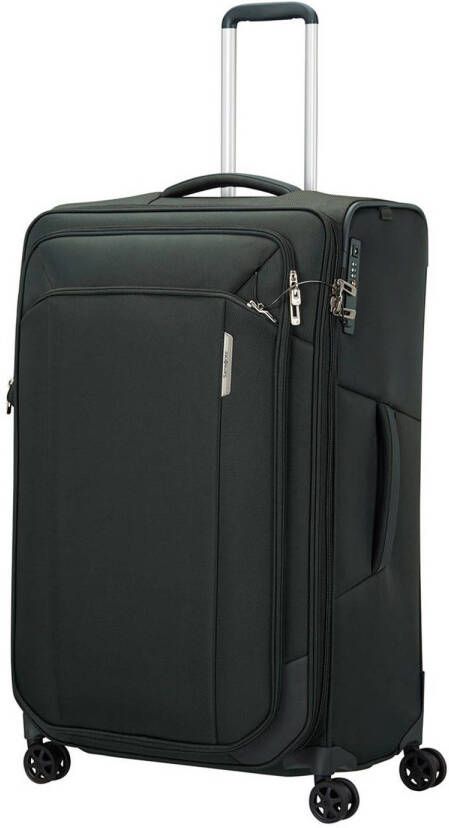 Samsonite trolley Respark 79 cm. Expandable donkergroen