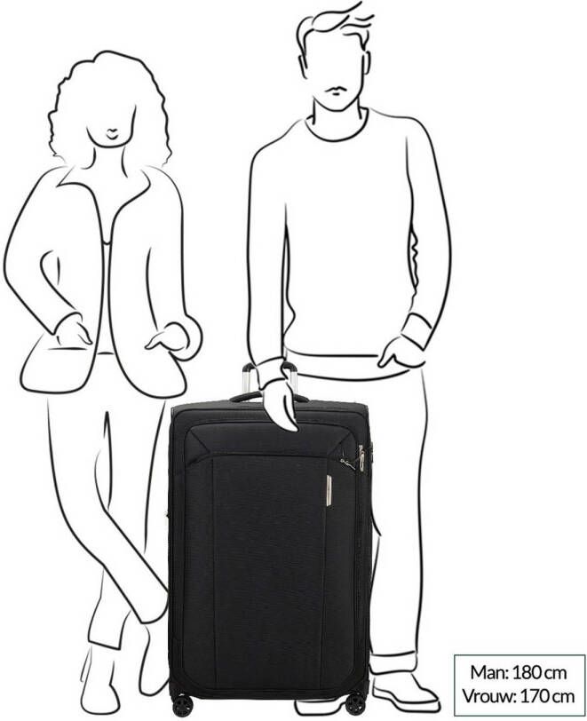 Samsonite trolley Respark 82 cm. Expandable zwart