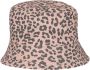 Sarlini bucket hat met all-over panterprint lichtroze Hoed Meisjes Katoen - Thumbnail 3