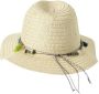 Sarlini zonnehoed met franjes beige - Thumbnail 6