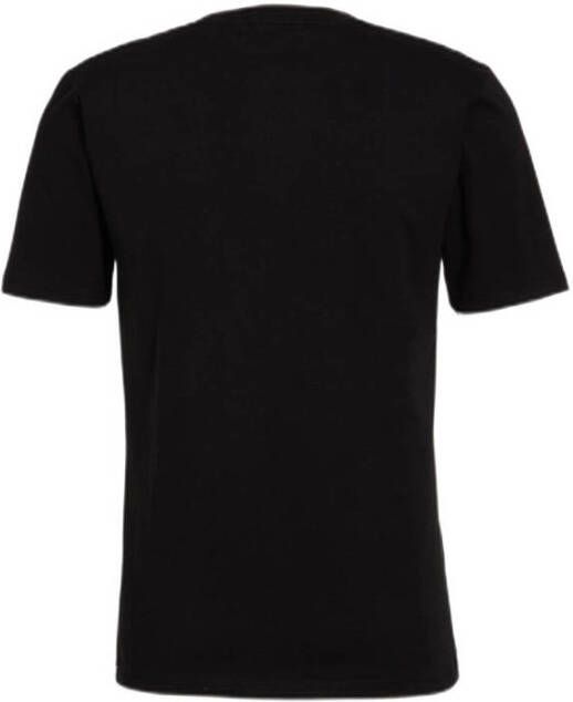 Scotch & Soda basic T-shirt met biologisch katoen black