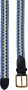 Scotch & Soda gevlochten riem van elastiek kobaltblauw Polyester S - Thumbnail 2