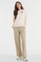 SCOTCH & SODA Dames Broeken Edie High Rise Wide-leg Trousers In Structured Quality Beige - Thumbnail 8