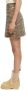 Scotch & Soda Camel Minirok Mini Skirt In Heritage Check - Thumbnail 6