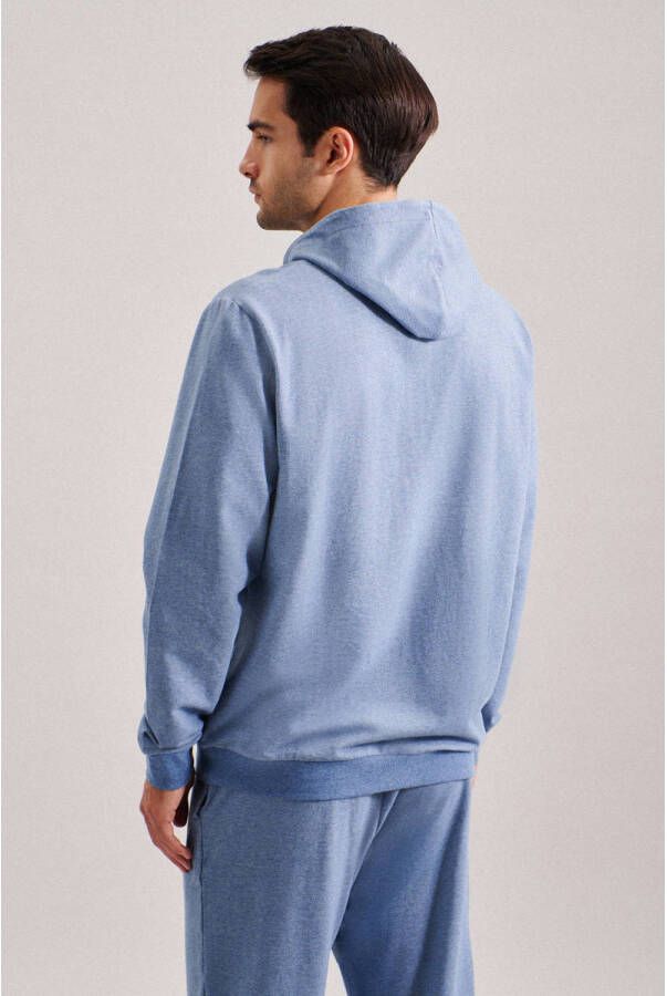 Seidensticker hoodie middelmatig blauw - Foto 3