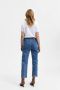 Selected Femme Straight fit high waist jeans met biologische katoenmix model 'Emine' - Thumbnail 3