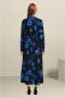 SELECTED FEMME gebloemde maxi jurk SLFKATRINA zwart blauw - Thumbnail 4