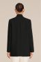 SELECTED FEMME rechtvallende blazer SLFRITA van gerecycled polyester zwart - Thumbnail 4