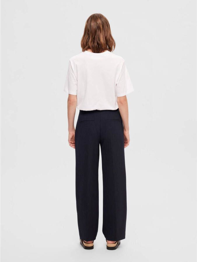 SELECTED FEMME T-shirt SLFVILJA met tekst wit