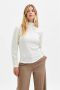 SELECTED FEMME top SLFBEA van gerecycled polyester wit - Thumbnail 6