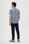 SELECTED HOMME gemêleerd regular fit overhemd SLHREGNEW medium blue denim - Thumbnail 2
