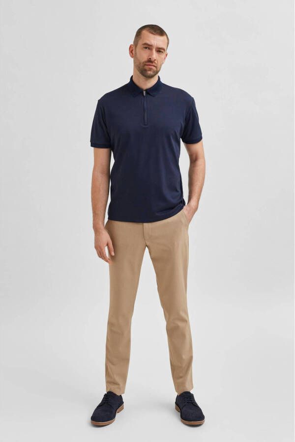 SELECTED HOMME regular fit polo SLHFAVE sky captain