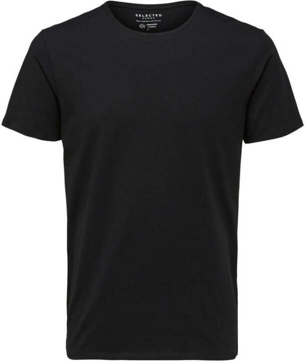 SELECTED HOMME T-shirt SLHNEWPIMA zwart