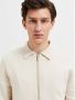 Selected Homme Beige Zip Cardigan Sweater Beige Heren - Thumbnail 6