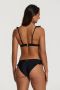 Shiwi triangel bikini met ruches Bobby zwart - Thumbnail 3