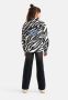 Shoeby blouse Western met zebraprint zwart wit Meisjes Polyester Klassieke kraag 134 140 - Thumbnail 3