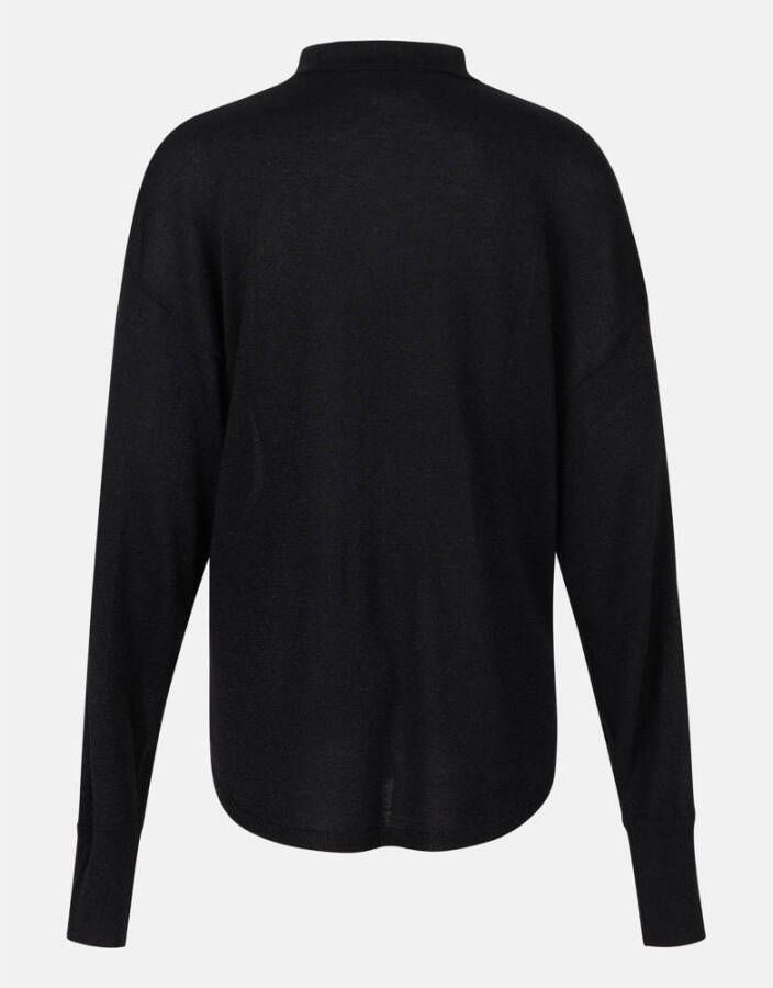 Shoeby blouse glitter zwart
