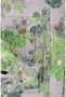 Shoeby Eksept gebloemde jas Jacky Floral groen goud grijs - Thumbnail 3