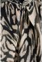 Shoeby semi-transparante blouse LISA BLOUSE met panterprint zwart ecru - Thumbnail 3