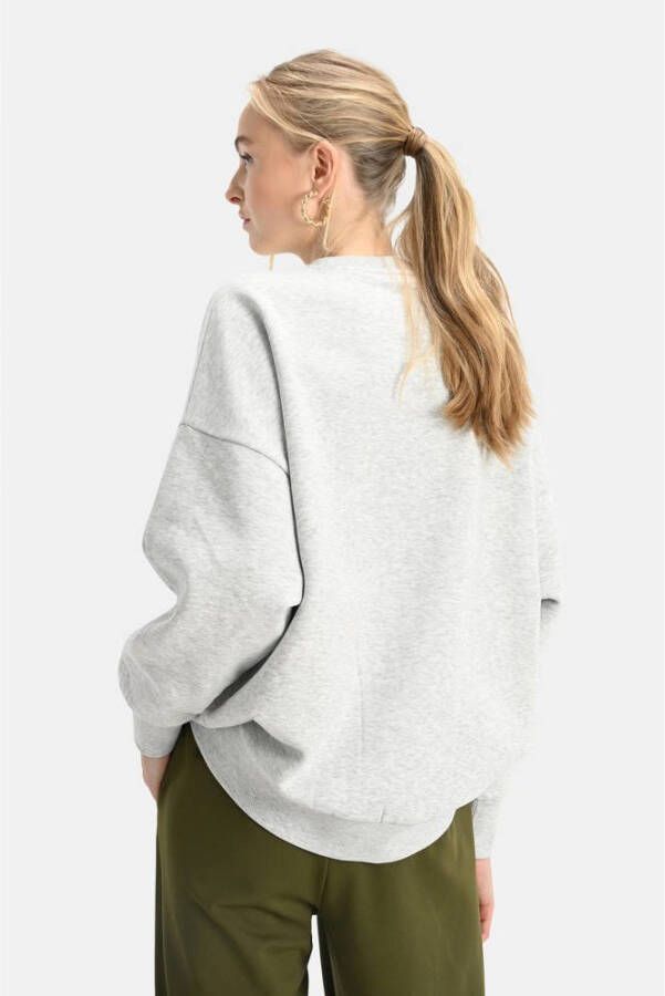 Shoeby sweater Basic grijs - Foto 2