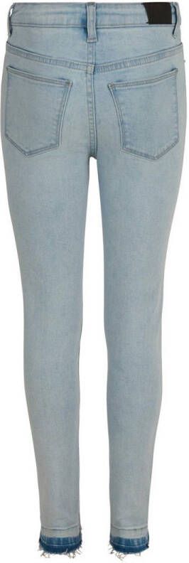 Shoeby high waist skinny jeans bleached Blauw Meisjes Stretchdenim Effen 104 - Foto 3