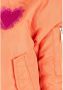 Shoeby bomberjack zomer met printopdruk oranje Jas Meisjes Polyester Opstaande kraag 146 152 - Thumbnail 3