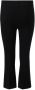 Shoeby high waist flared broek zwart Meisjes Viscose Effen 110 116 - Thumbnail 2