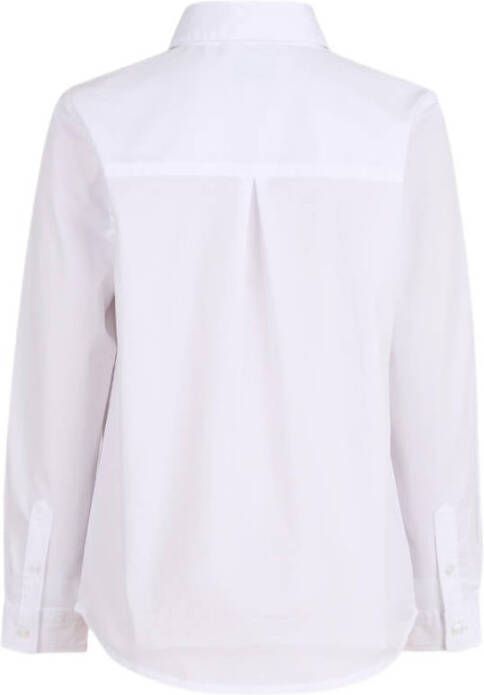 Shoeby overhemd Basic wit Jongens Katoen Klassieke kraag 110 116