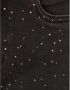 Shoeby straight fit jeans Strass zwart Meisjes Stretchdenim Effen 134 - Thumbnail 3
