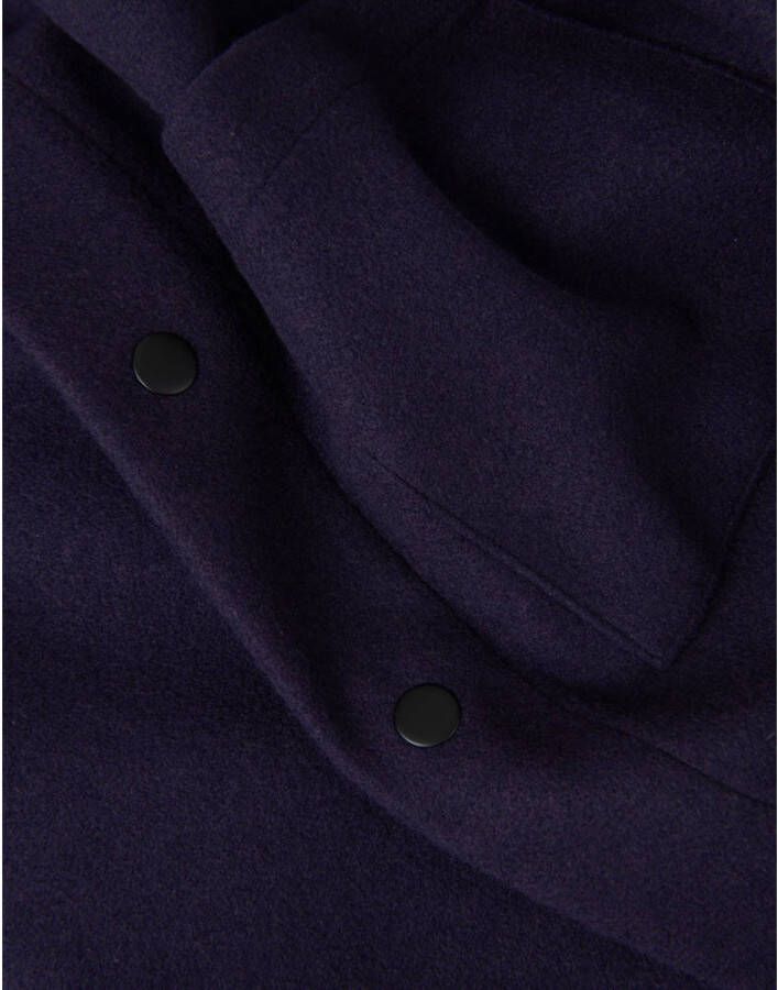 Shoeby Refill regular fit overshirt met wol paars