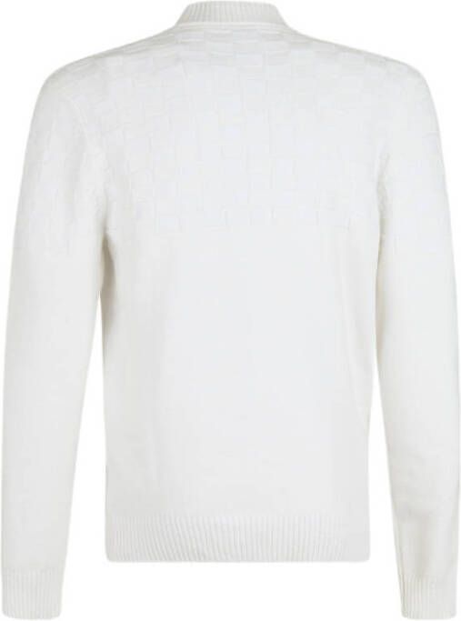 Shoeby trui met textuur wit