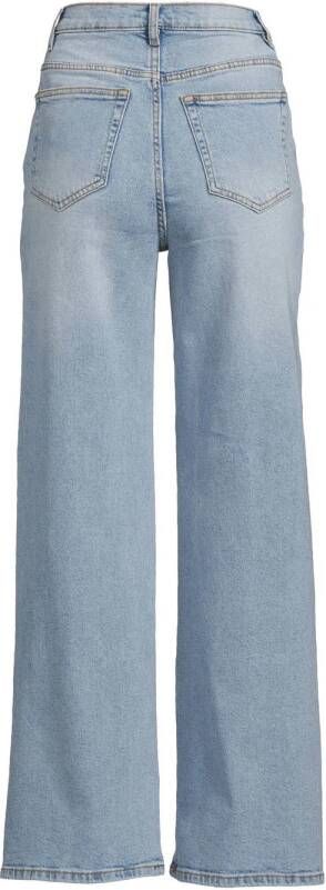 SisterS Point high waist wide leg jeans OWI-W light blue denim - Foto 2