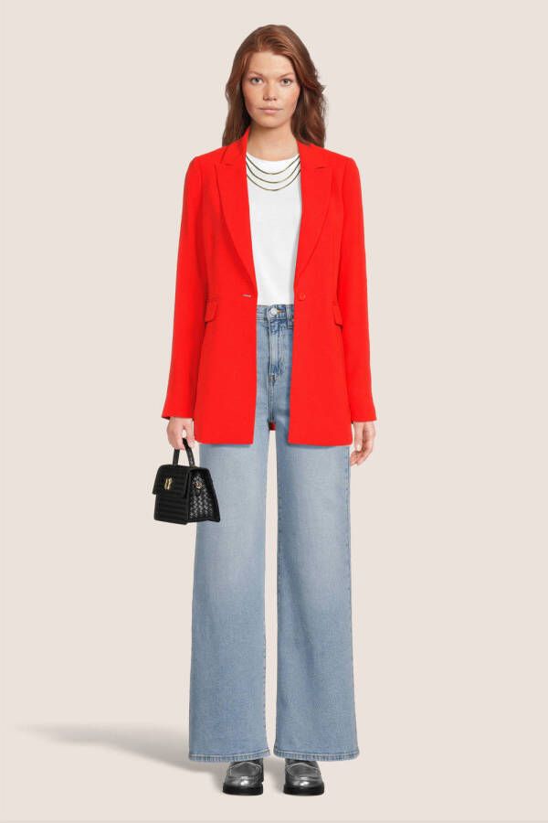 SisterS Point high waist wide leg jeans OWI-W light blue denim - Foto 4