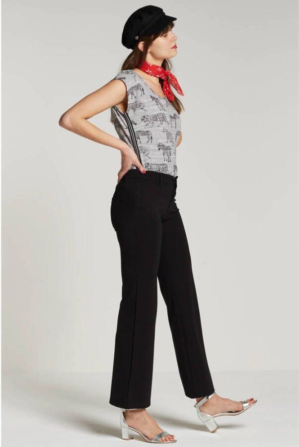 SisterS Point wide leg pantalong NEW GEORGE-7 zwart