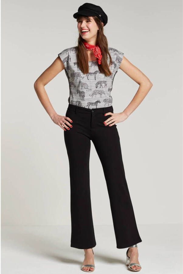SisterS Point wide leg pantalong NEW GEORGE-7 zwart
