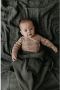 Snoozebaby baby wiegdeken 75x100 cm Dark Green GOTS Babydeken Beige Effen - Thumbnail 2