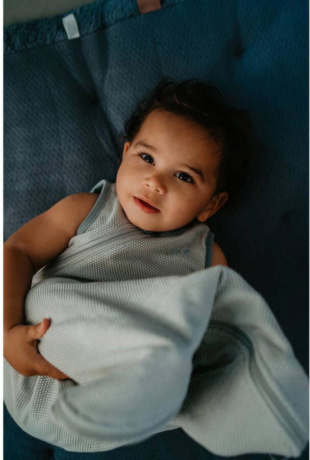 Snoozebaby boxkleed speelkleed Cheerful Playing 75x95 cm Blue Nights