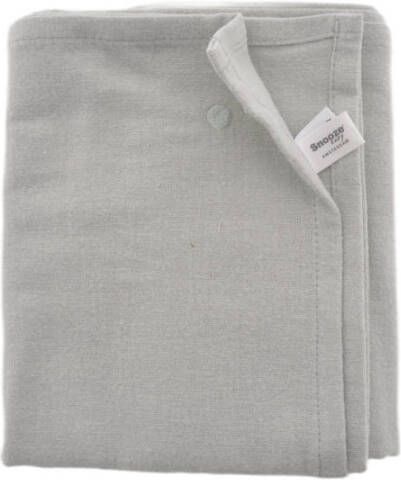 Snoozebaby flanellen swaddle 80x80 cm Mystic Mint