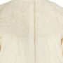 Sofie Schnoor blouse met open detail offwhite Ecru Meisjes Katoen Opstaande kraag 140 - Thumbnail 4