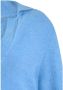 Sofie Schnoor gemêleerde fijngebreide sweater met wol blauw - Thumbnail 2