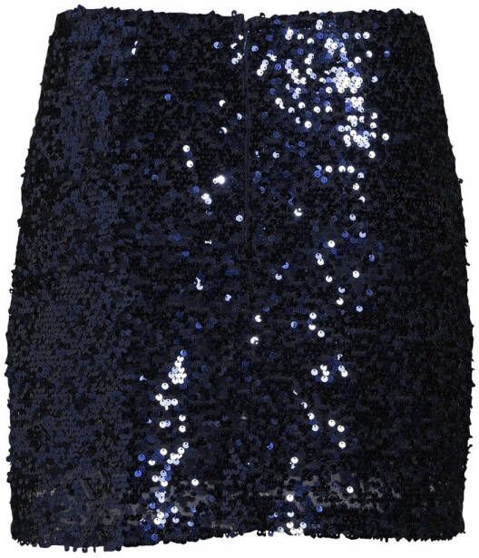Sofie Schnoor rok met pailletten donkerblauw - Foto 2