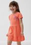 S.Oliver A-lijn jurk met pailletten oranje - Thumbnail 4
